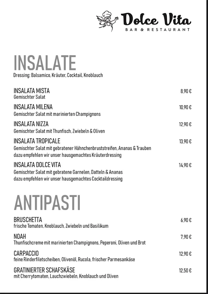 Menü_Dolce Vita Bar & Restaurant_Mönchengladbach_Bild_1
