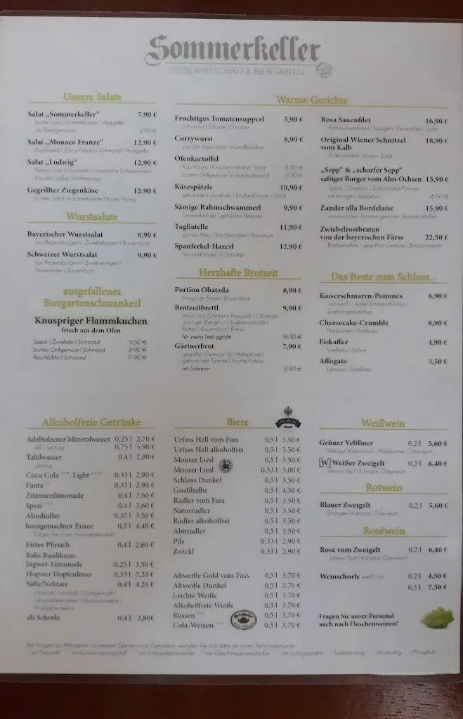 Menu_Sommerkeller Straubing_Straubing_immagine_4