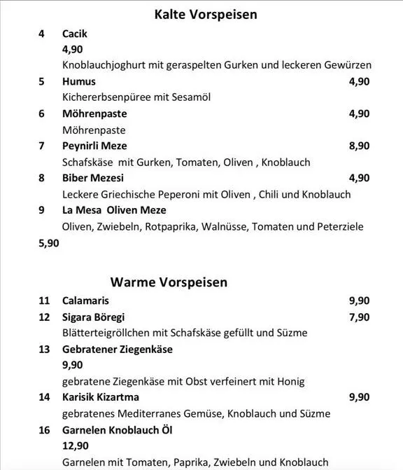 Menu_La Mesa_Mönchengladbach_image_1