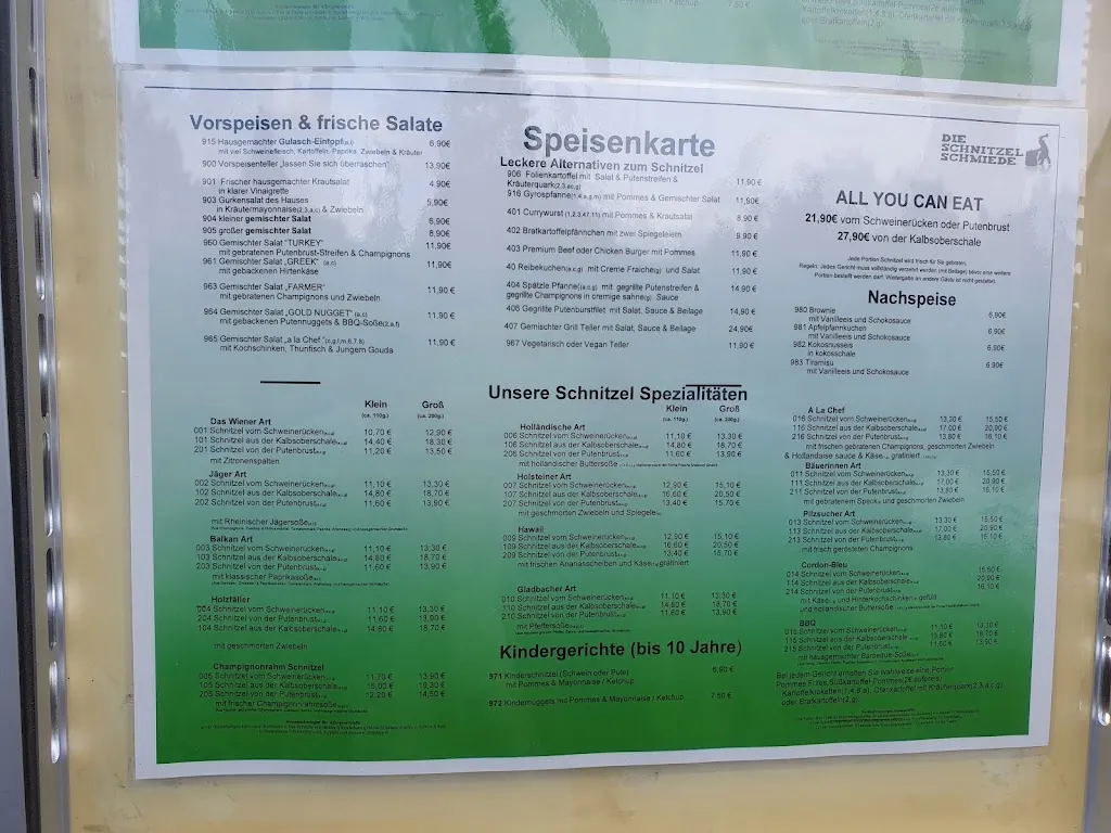 Menu_Die Schnitzelschmiede Mönchengladbach_Mönchengladbach_image_3