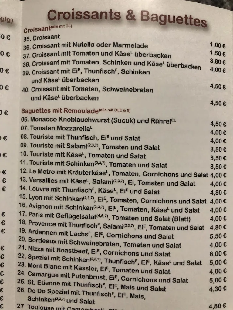 Menu_Baguetterie de Provence - Mönchengladbach_Mönchengladbach_immagine_2