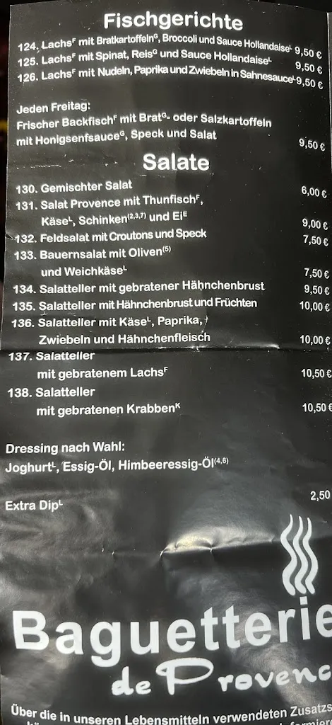 Menu_Baguetterie de Provence - Mönchengladbach_Mönchengladbach_immagine_4