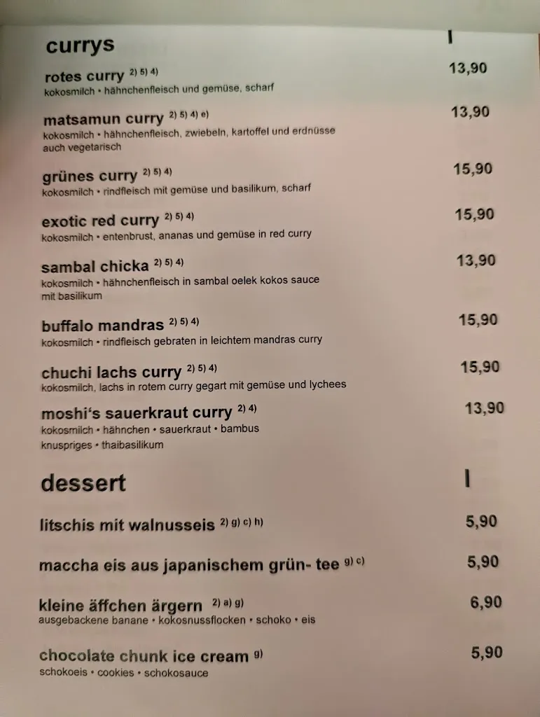 Menu_Moshi Bar - Mönchengladbach_Mönchengladbach_immagine_3