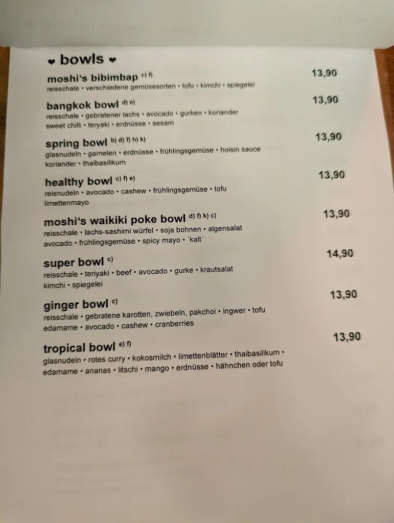 Menu_Moshi Bar - Mönchengladbach_Mönchengladbach_immagine_4