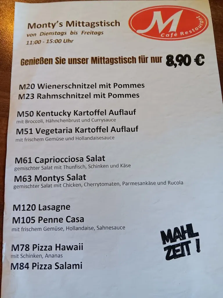 Menu_Monty's Cafe Restaurant_Mönchengladbach_image_1