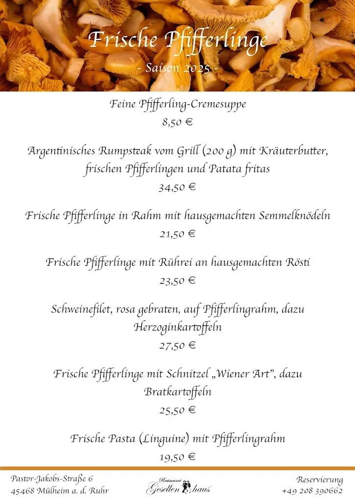 Menu_Restaurant Gesellenhaus - Mülheim an der Ruhr_Ruhr_immagine_1