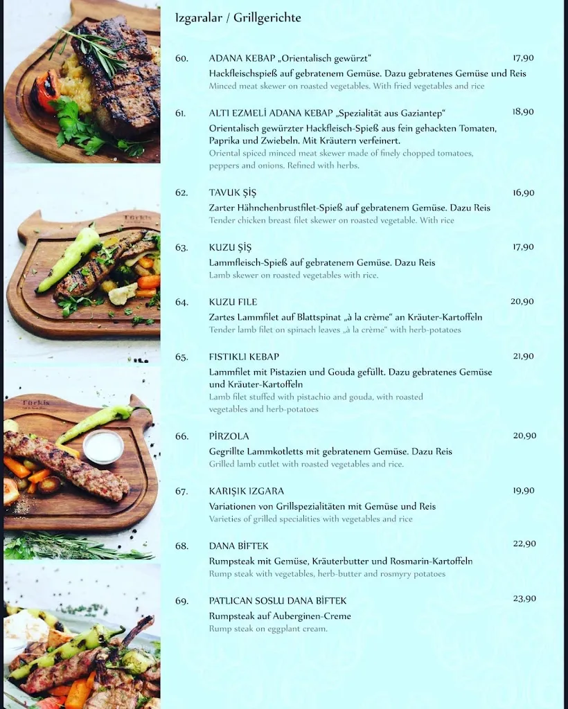 Menu_Türkis Restaurant Fisch & Steak House_Ruhr_image_1