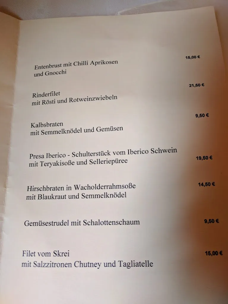 Menu_Gasthof Röhrl 