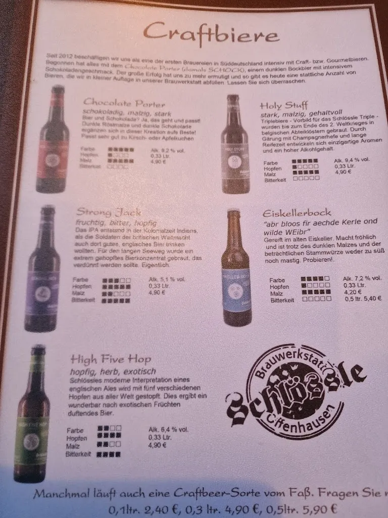 Menu_Schlössle - Traditionswirtschaft mit Bierkultur_Neu-Ulm_image_3