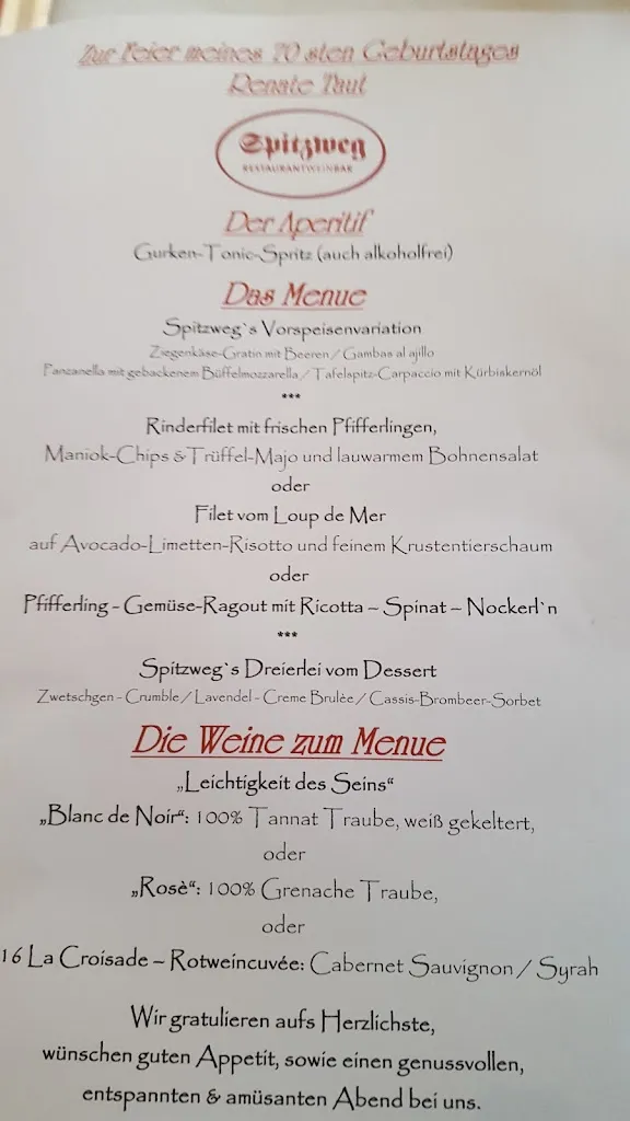 Menu_Restaurant Spitzweg - Neuss_Neuss_immagine_3