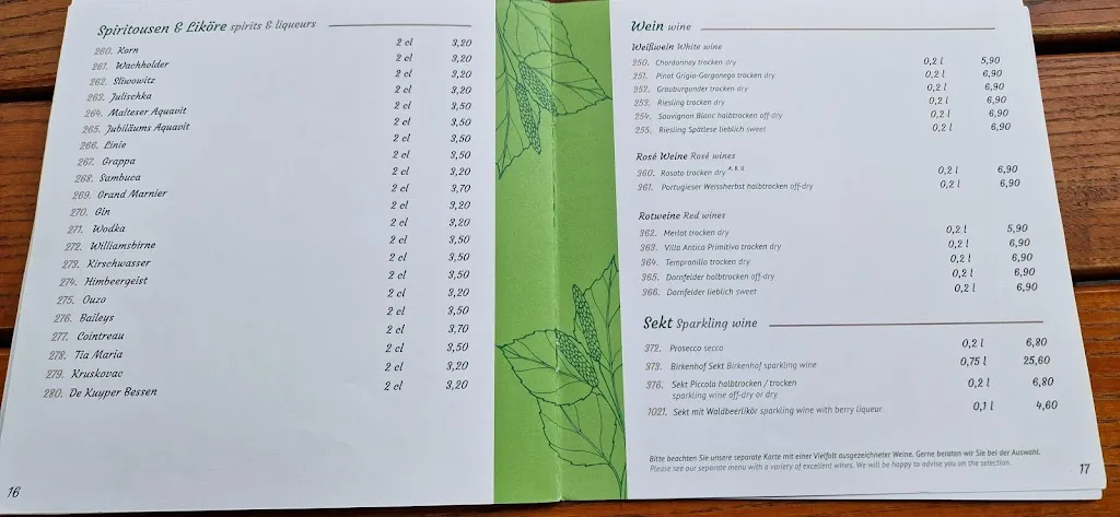 Menu_Restaurant Birkenhof_Nettetal_immagine_2
