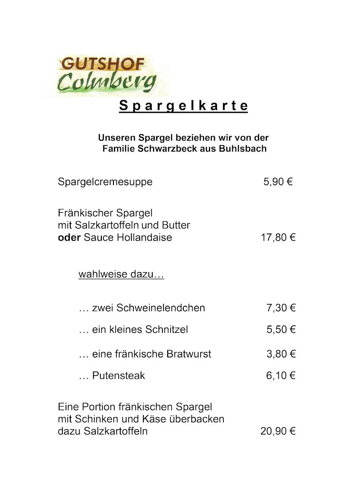 Menu_Gaststätte-Gutshof Peter Unbehauen_Colmberg_image_1