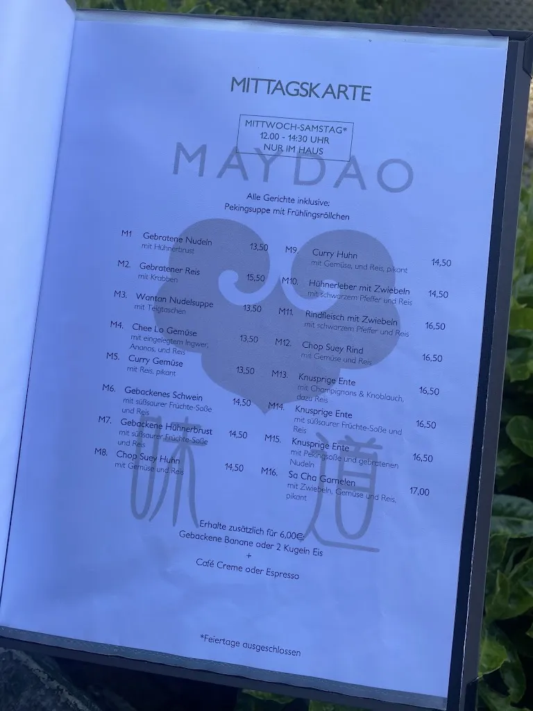 Menu_Restaurant MayDao am Rhein_Niederkassel_immagine_1