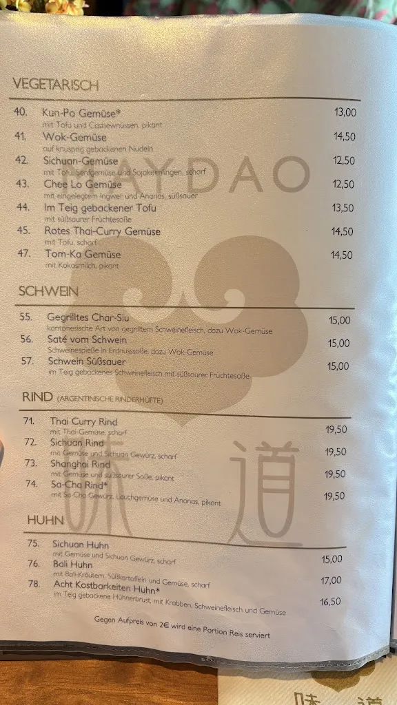 Menu_Restaurant MayDao am Rhein_Niederkassel_immagine_4