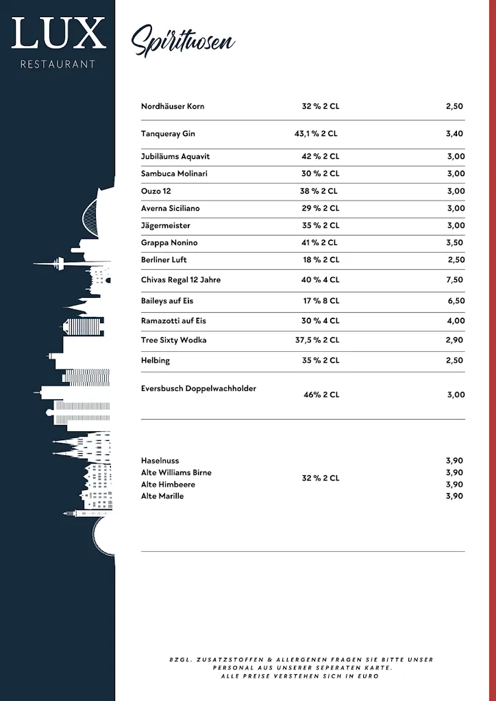 Menu_LUX Restaurant_Niederkassel_image_1