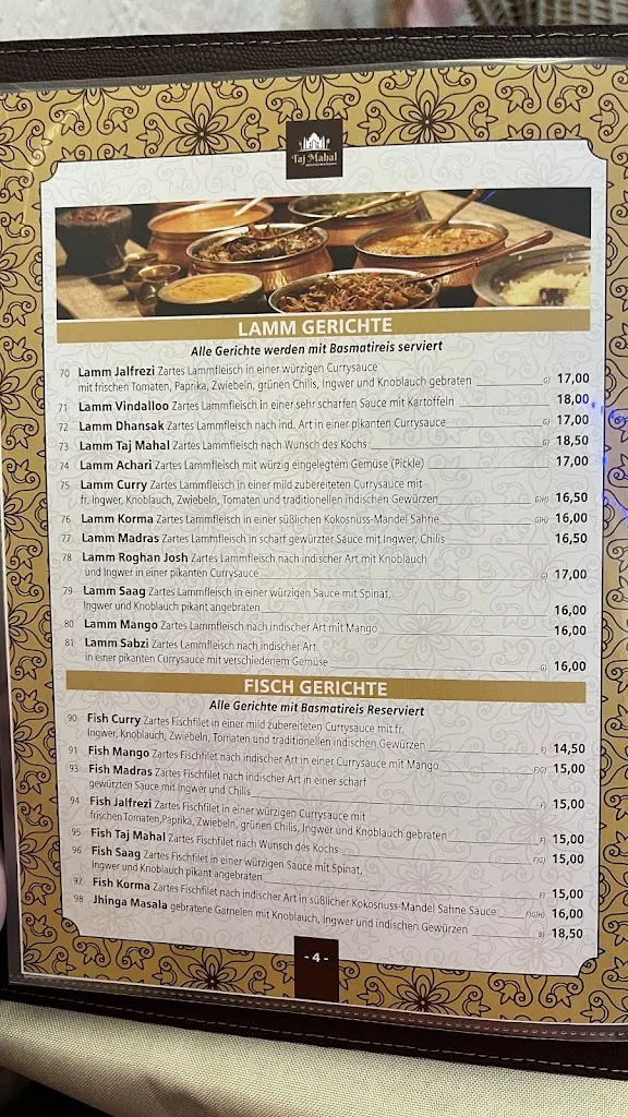 Menu_Taj Mahal Indisches Restaurant_Niederkassel_image_4