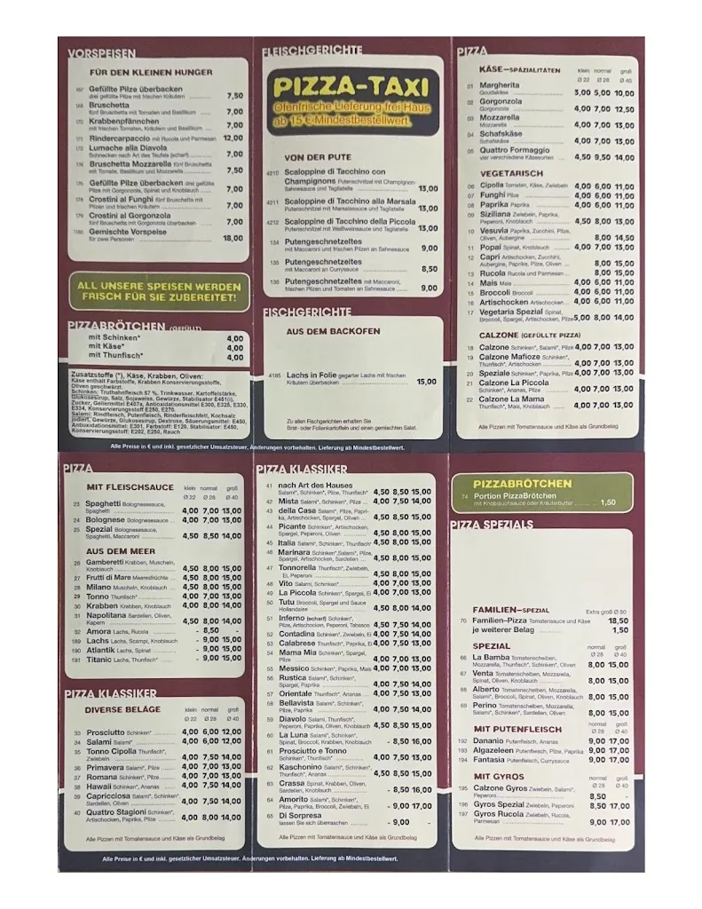 Menu_La Piccola Ristorante - Pizzeria in Nordkirchen_Nordkirchen_immagine_1