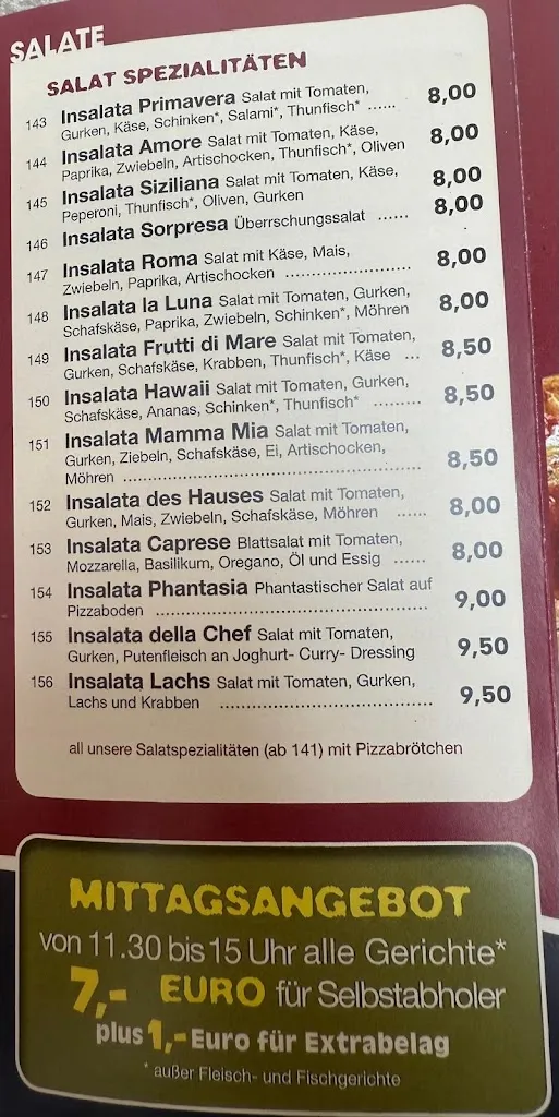 Menu_La Piccola Ristorante - Pizzeria in Nordkirchen_Nordkirchen_immagine_4