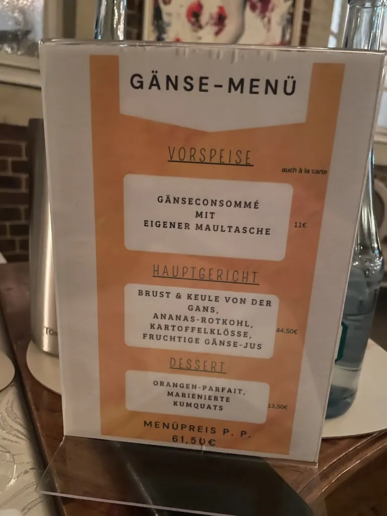 Menu_Schloss Restaurant Nordkirchen_Nordkirchen_image_3