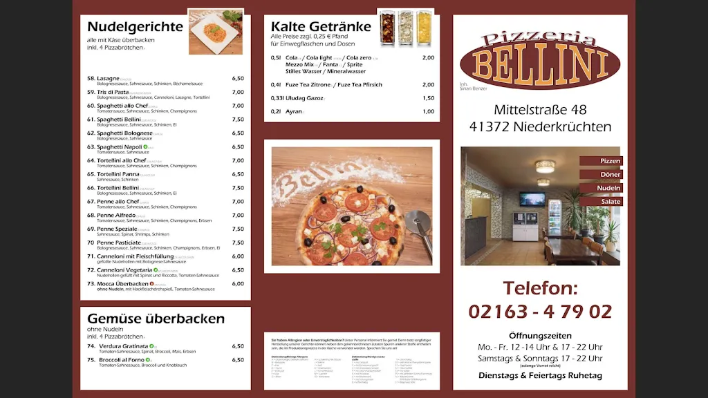Menu_Pizzeria Bellini_Niederkrüchten_image_2