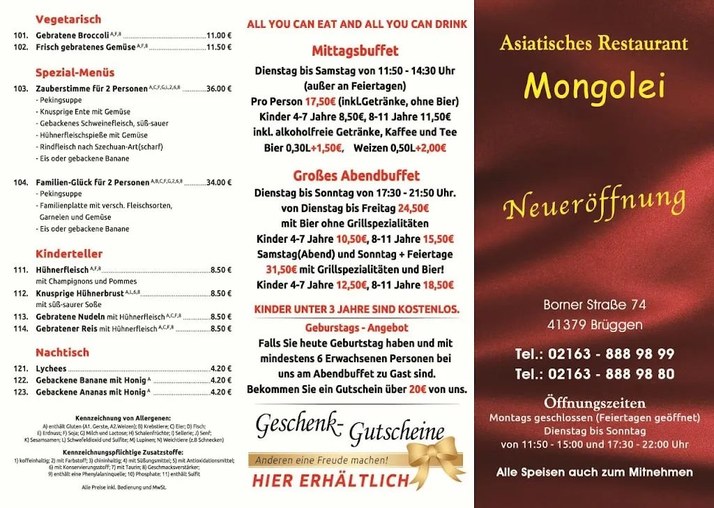 Menu_Asiatisches Restaurant Mongolei_Brüggen_image_3