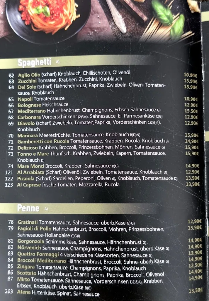 Menü_Mediterrano Pizzeria & Restaurant_Nörvenich_Bild_2