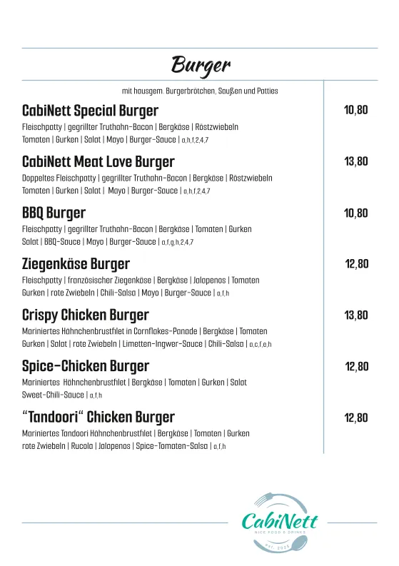 Menu_CabiNett Restaurant_Köln_image_4