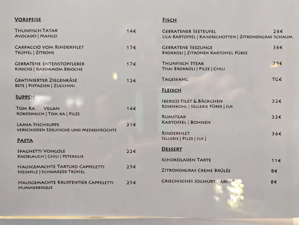 Menu_Lamia Restaurant_Köln_immagine_4