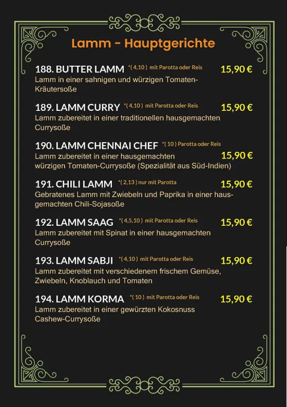 Menu_Chennai Chef_Köln_image_3