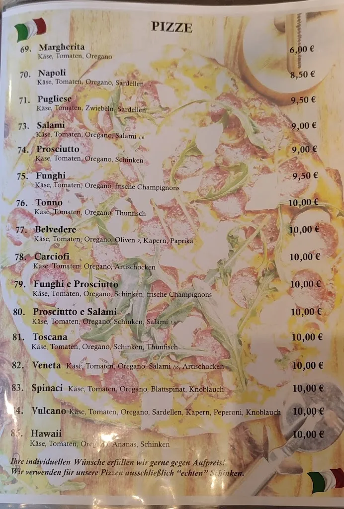 Menu_Pizzeria Da Franco_Köln_immagine_1
