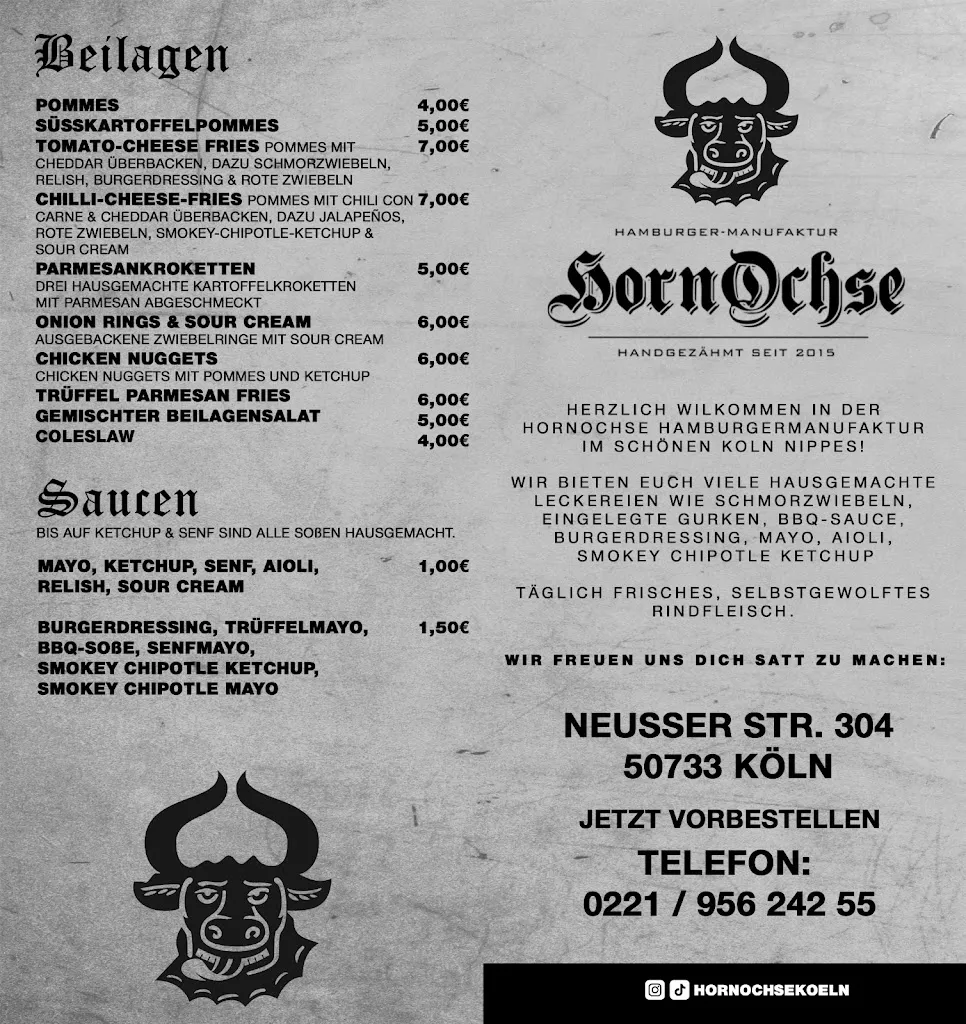 Menu_Hornochse - Burger Manufaktur Köln_Köln_image_2