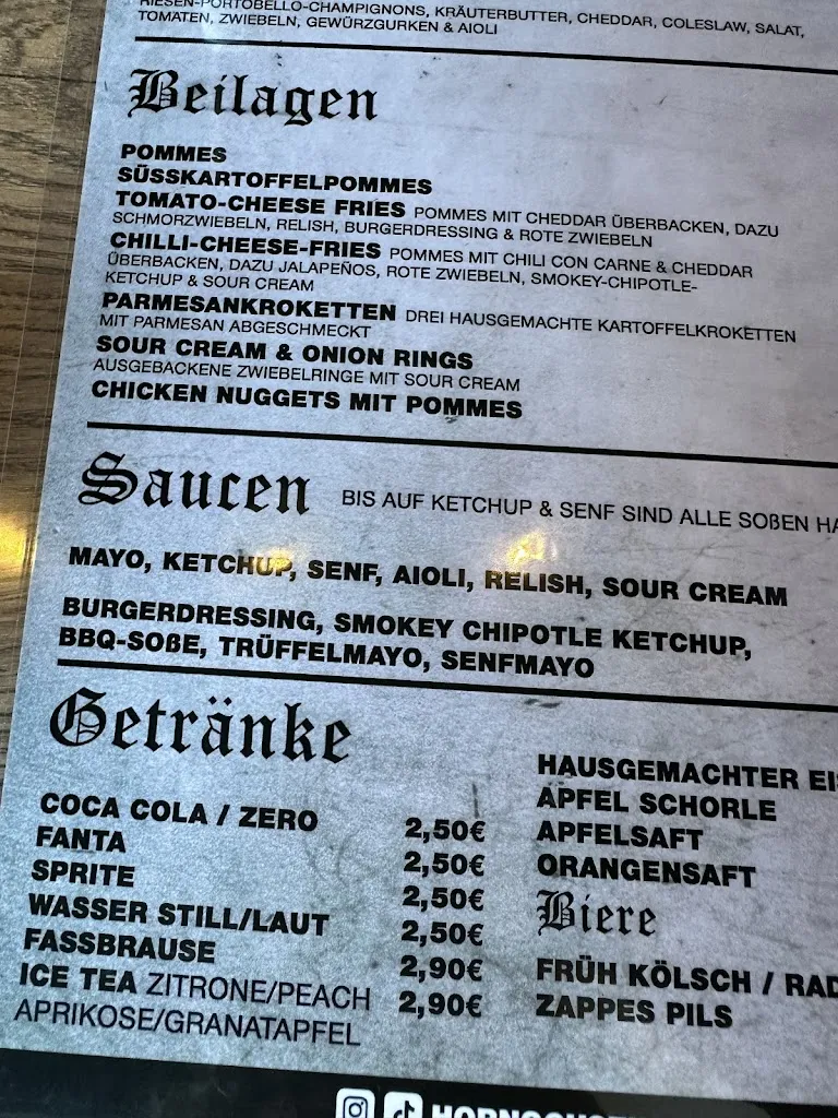 Menu_Hornochse - Burger Manufaktur Köln_Köln_image_4