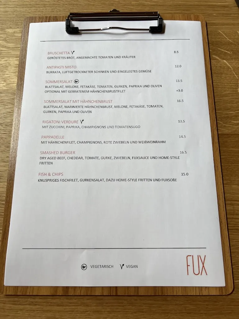 Menu_FUX Restaurant Köln am Rhein_Köln_image_2