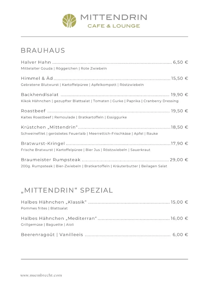 Menu_MITTENDRIN CAFE & LOUNGE im Parkhotel Nümbrecht_Nümbrecht_image_2