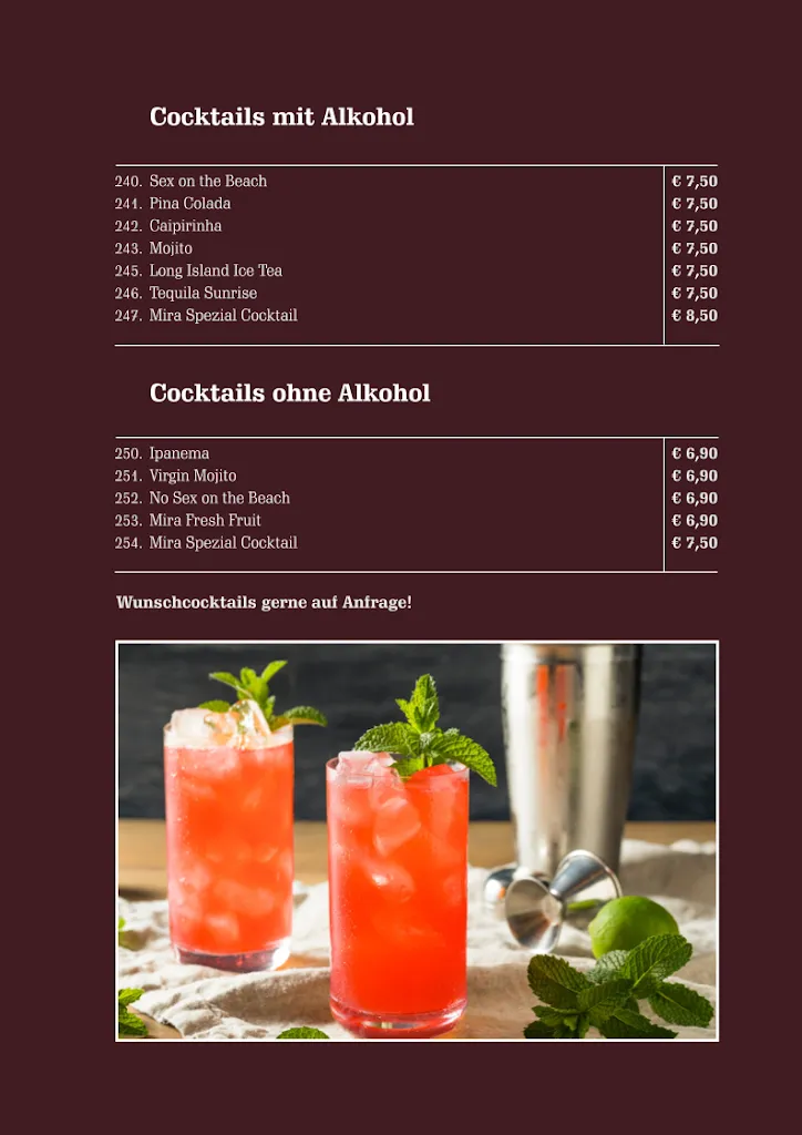 Menu_Restaurant Mira Holzkohlegrill_Ochtrup_immagine_1