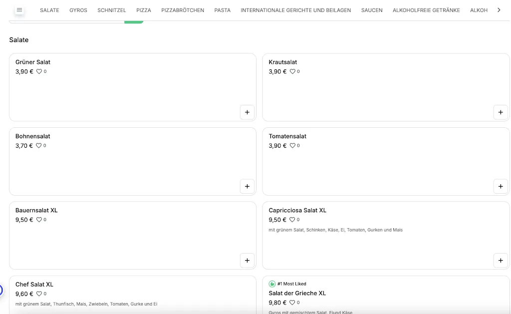 Menü_Der Grieche_Odenthal_Bild_2