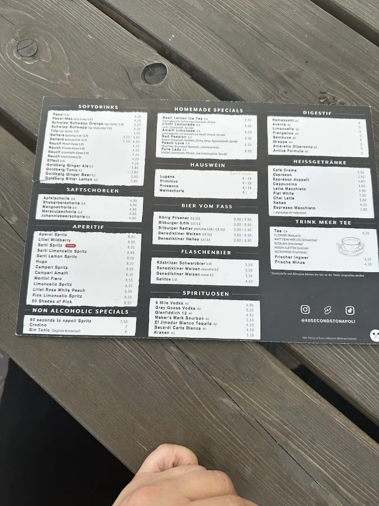 Menu_60 seconds to napoli_Oberhausen_image_3