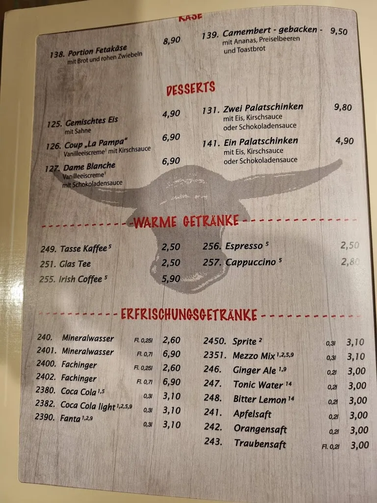 Menu_La Pampa Steakhaus - Oberhausen_Oberhausen_image_2