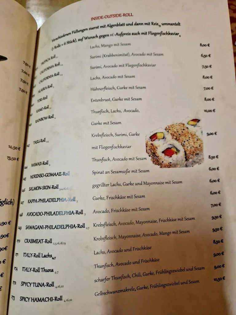 Menu_Restaurant Kobe_Germering_image_1