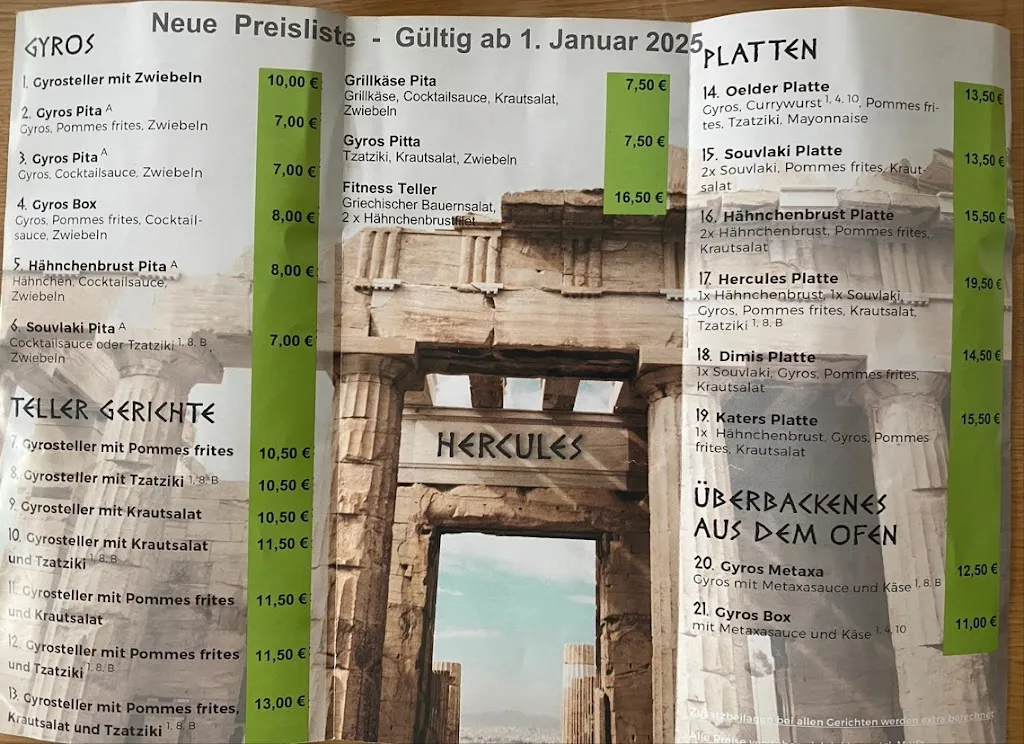 Menu_Hercules Grill Oelde_Oelde_immagine_1