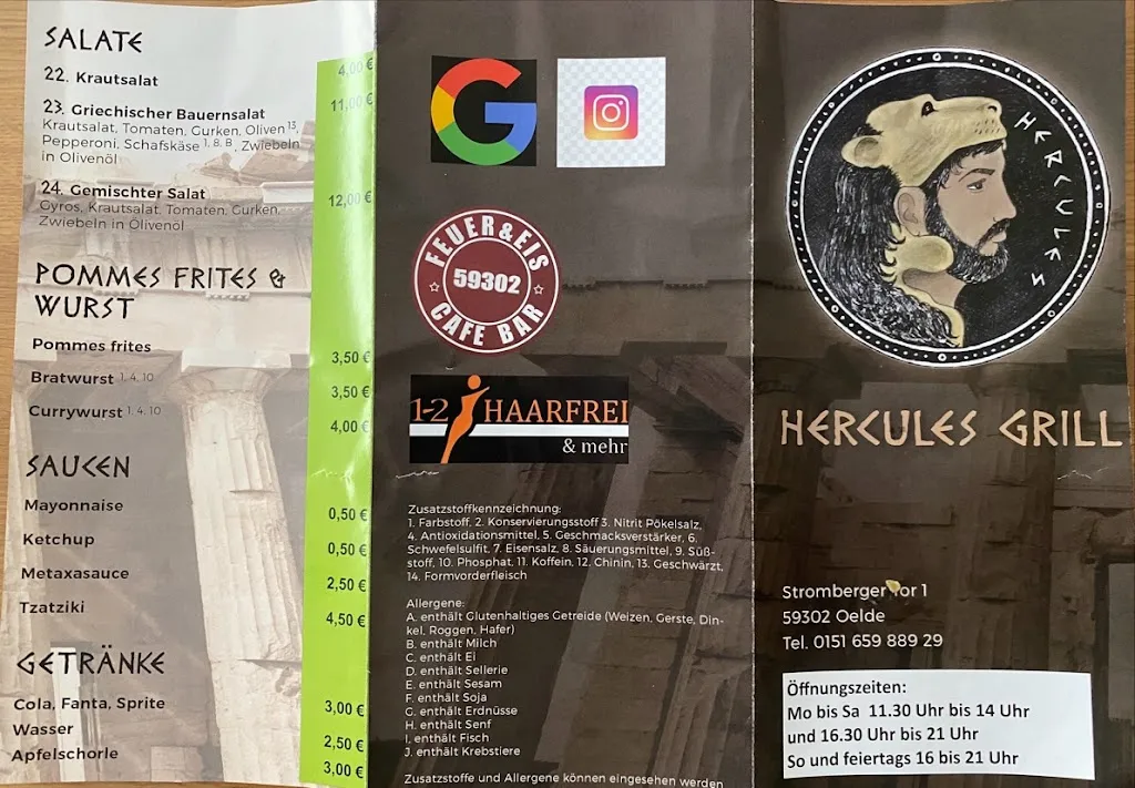 Menu_Hercules Grill Oelde_Oelde_immagine_2