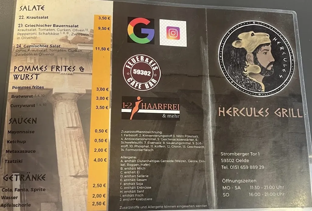 Menu_Hercules Grill Oelde_Oelde_immagine_4