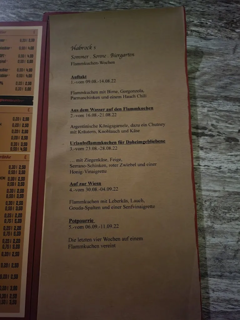 Menu_HabRock's Music & Diner_Oelde_image_1