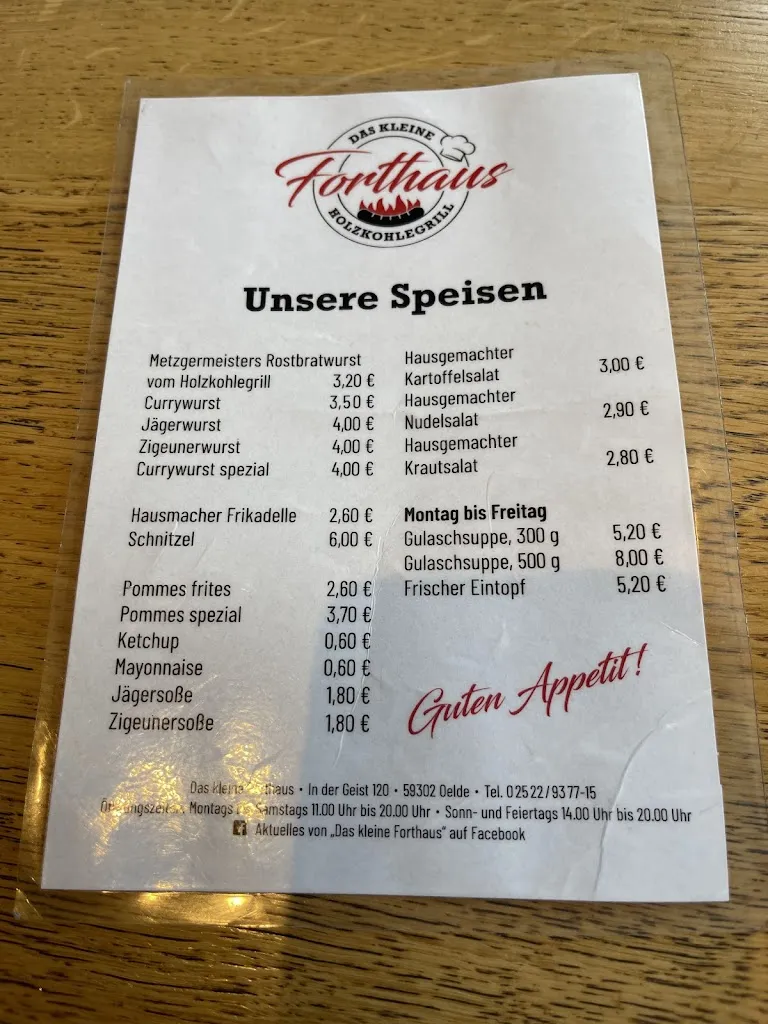 Menu_Das kleine Forthaus_Oelde_image_3