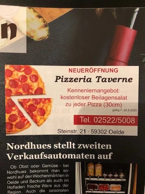 Benjamin Krämer_Taverne Pizzeria_Oelde_review
