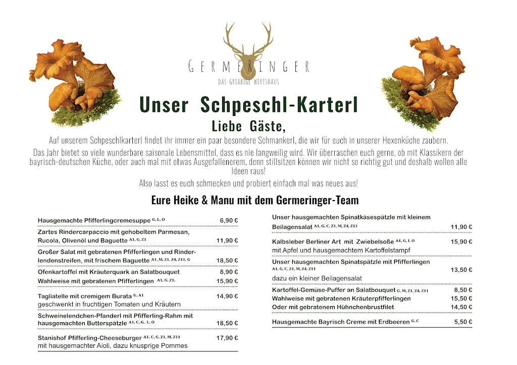 Menu_Germeringer - das griabige Wirtshaus_Germering_immagine_1