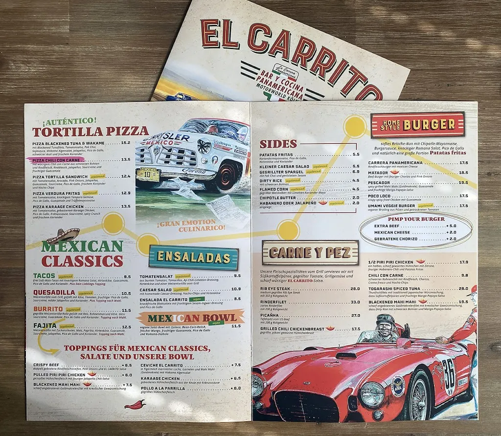 Menu_EL CARRITO – Bar y Cocina Panamericana_Köln_immagine_2