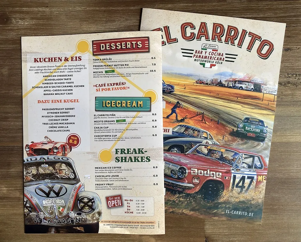 Menu_EL CARRITO – Bar y Cocina Panamericana_Köln_immagine_3