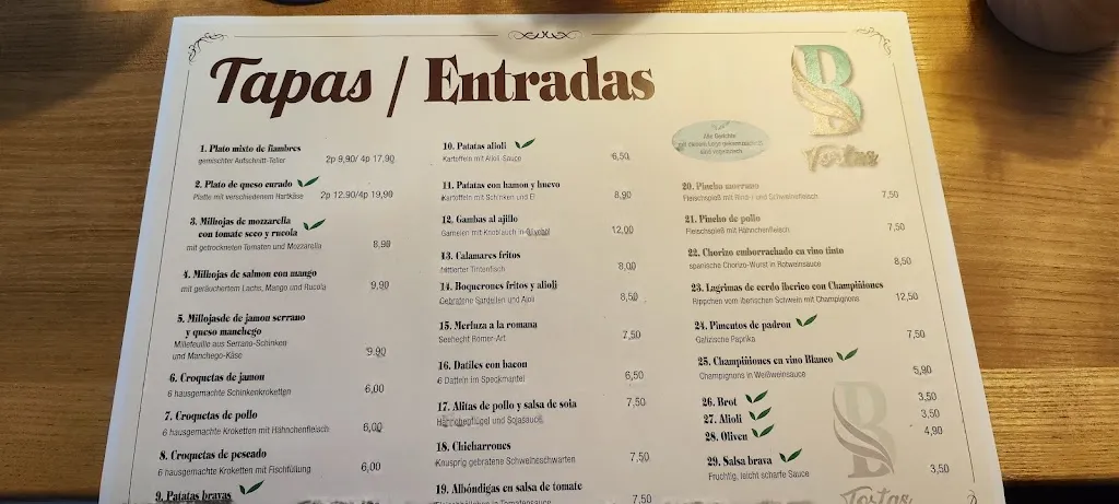 Menu_B Tortas Olfen - Spanische Tapas Bar & Restaurant_Olfen_image_3