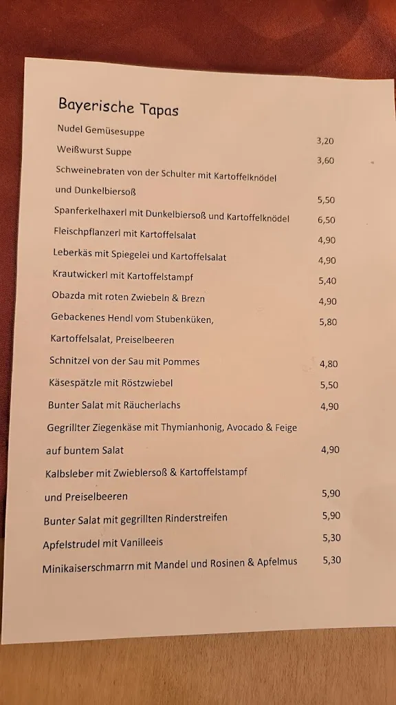 Menu_Restaurant Wirtshaus Reitinger_Germering_immagine_1